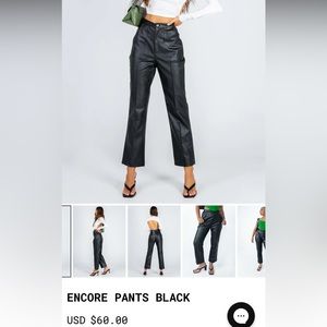 Encore pants in black from princess polly